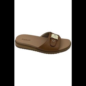 Dr. Scholl's Buckle Slide Sandals Island Icon Honey - Medium